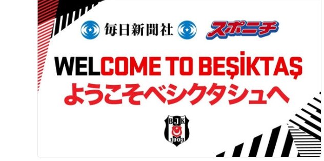 Beşiktaş Japon Medya Devi Mainachi ile sponsorluk anlaşması imzaladı