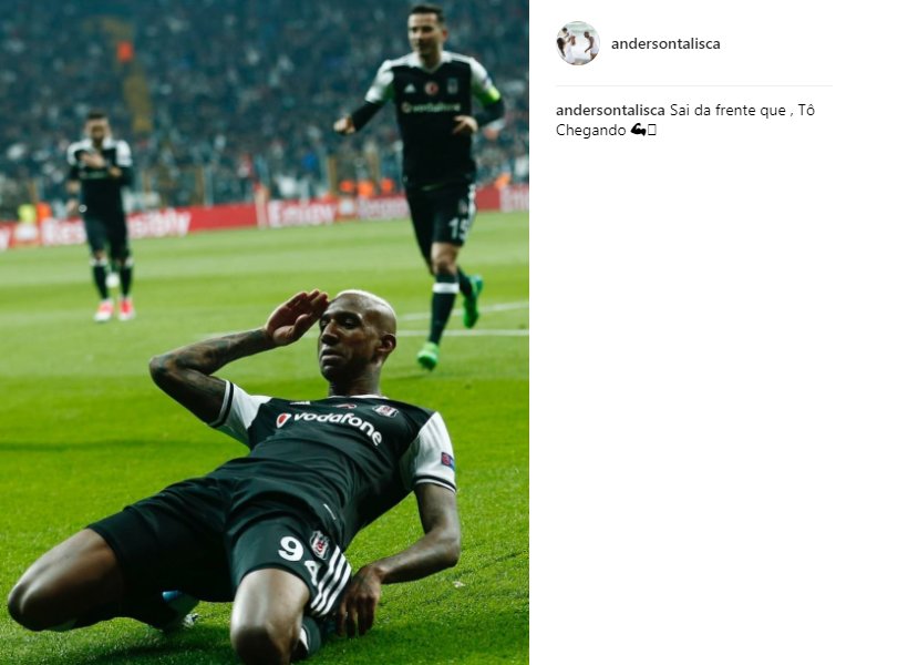 Talisca'dan mesaj var! 'Geliyorum'