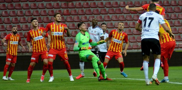 Beşiktaş ilk yarıda Lung'u geçemedi!