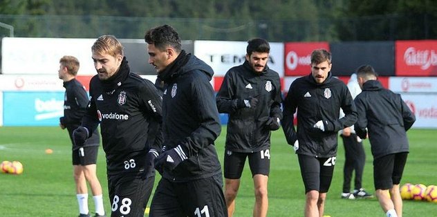 Beşiktaş, MKE Ankaragücü hazırlıklarını sürdürdü