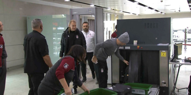 Beşiktaş Sarpsborg maçı için Norveç'e gitti