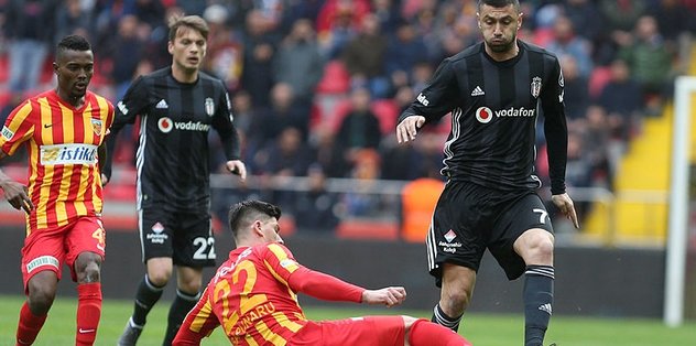 Beşiktaş'ın santrforları deplasmanda kayıp