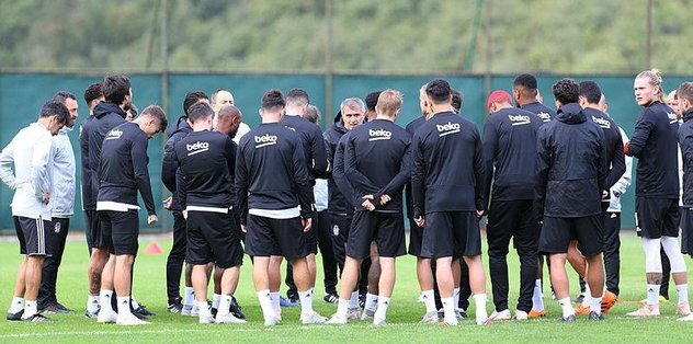 Beşiktaş'ta Kayserispor maçı hazırlıkları sürdü