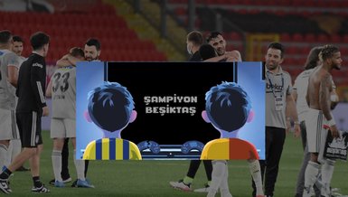 Beşiktaş'tan Galatasaray ve Fenerbahçe'ye şampiyonluk göndermesi!