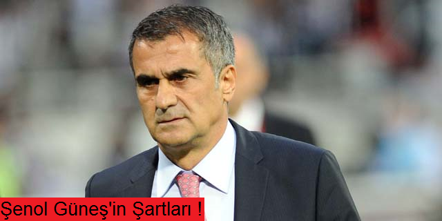 İşte Şenol Güneş'in listesi!