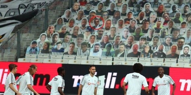 Fikret Orman Beşiktaş tribününde!