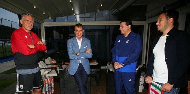 Fikret Orman'dan İran Milli Takımı'na ziyaret