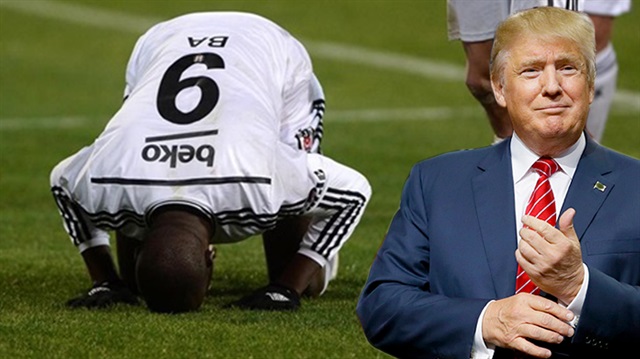 Donald Trump'ı Demba Ba Yaptılar!