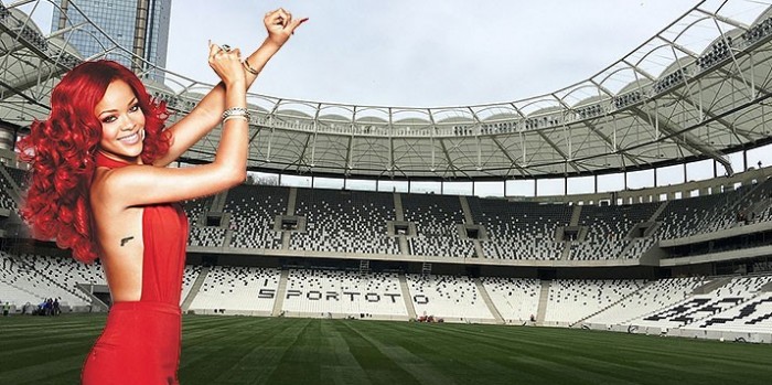 Rihanna Vodafone Arena'da