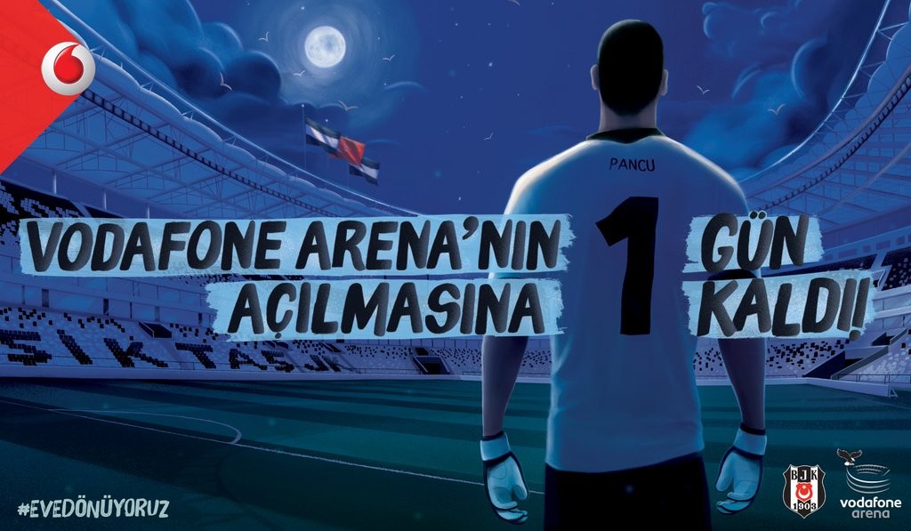 Vodafone Arena'dan Fenerbahçe'ye Mesaj