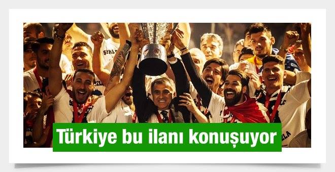 Şenol Güneş için gazetelere ilginç ilan!