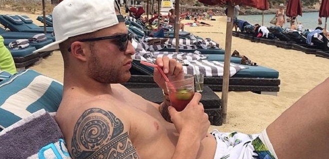 Beşiktaş'ın yıldızı Gökhan Töre’den tatil keyfi