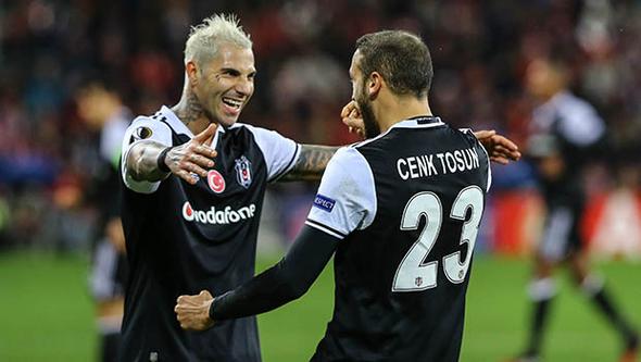 Cenk Tosun, Mario Gomez'i 3'e katladı