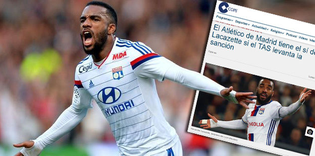 Lacazette'nin yeni takımı...