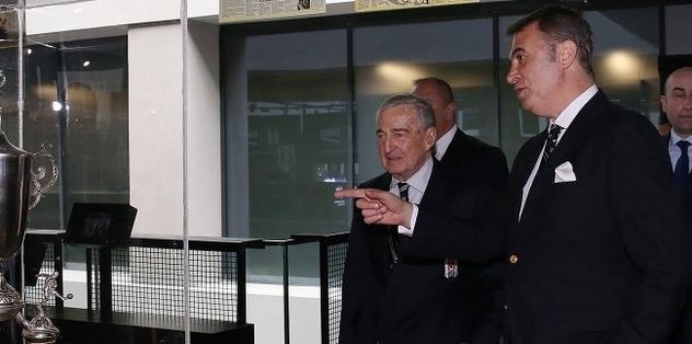 Rahmi Koç’la bir araya geldi