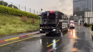 Son dakika spor haberi: Beşiktaş stada ulaştı