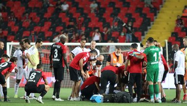Son dakika spor haberi: Gaziantep FK - Beşiktaş maçında N'Sakala'ya hayati müdahale! Necip Uysal...